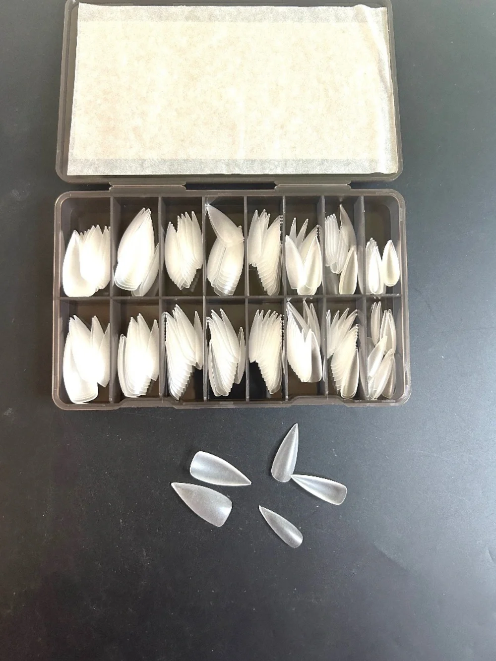 Sharp Stiletto Pointed Medium Long Press On Nails